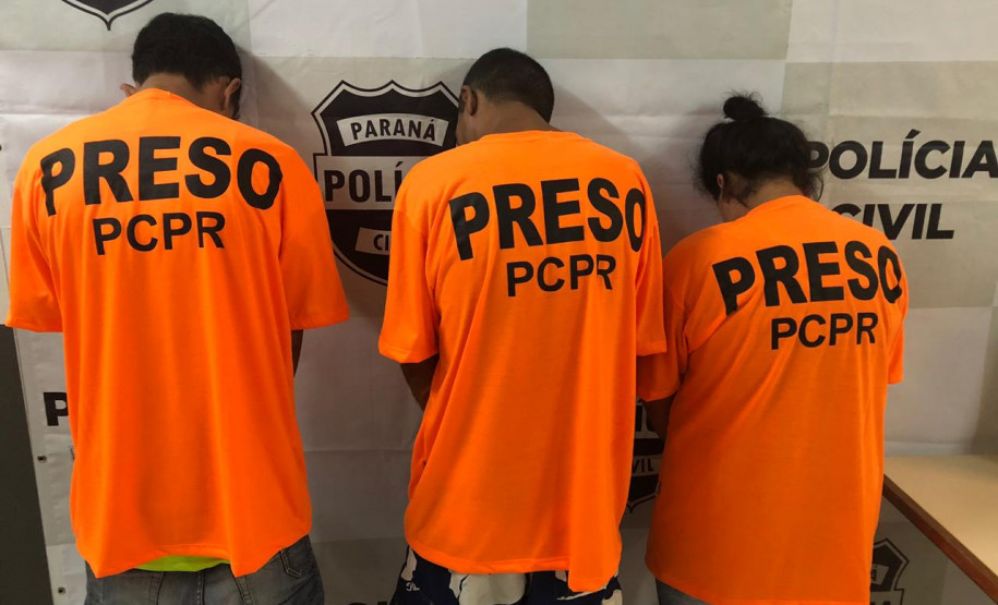 PCPR prende três pessoas em flagrante por tráfico de drogas em Colombo