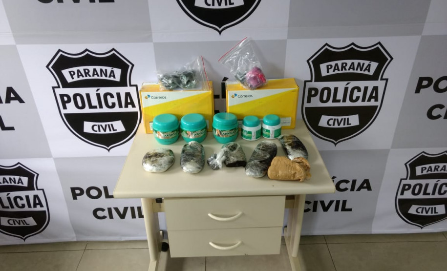 PCPR prende suspeita de enviar drogas pelos Correios