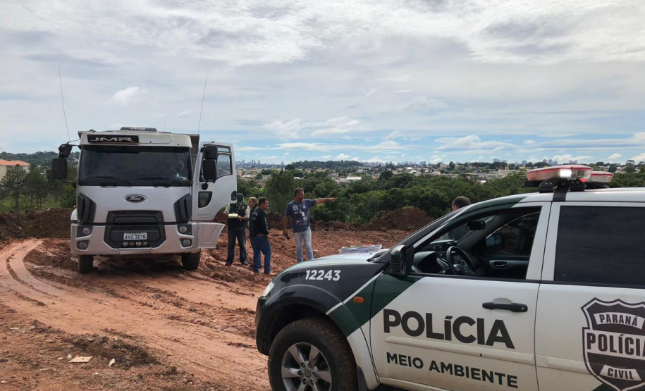 PCPR prende suspeitos de descarte ilegal de resíduos sólidos em Curitiba