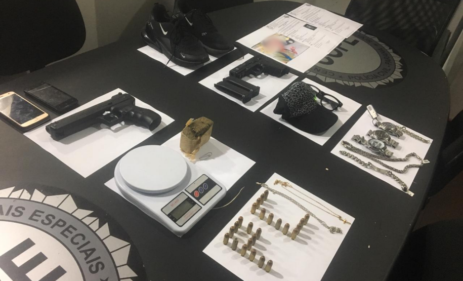 PCPR prende três suspeitos de participação em roubo a joalheria de shopping