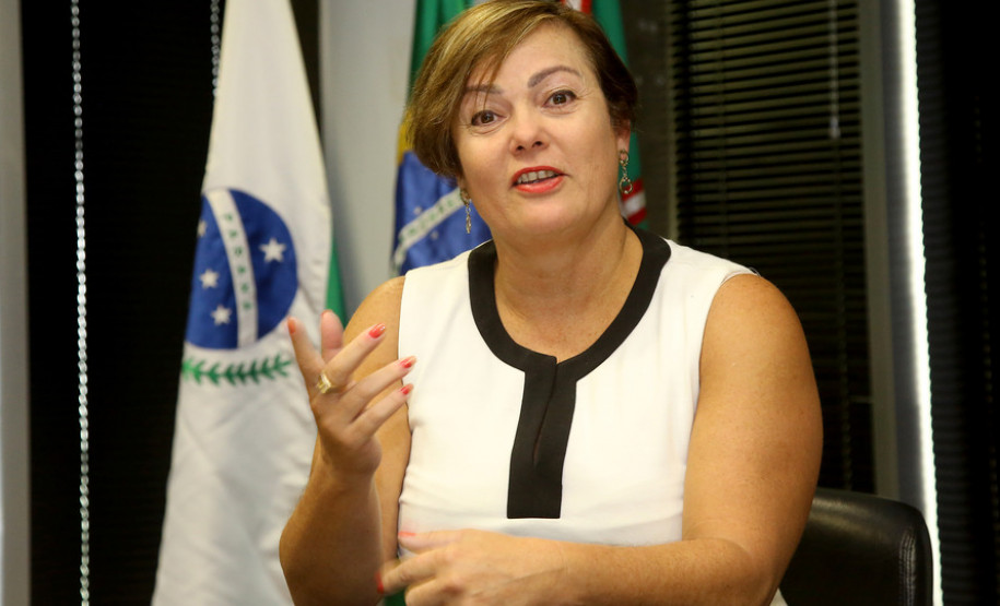 Delegada coordenadora das Delegacias da Mulher do Estado do Paran&aacute;, M&aacute;rcia Rejeane Vieira Marcondes. Curitiba,22/03/2019 Foto:Jaelson Lucas / ANPr