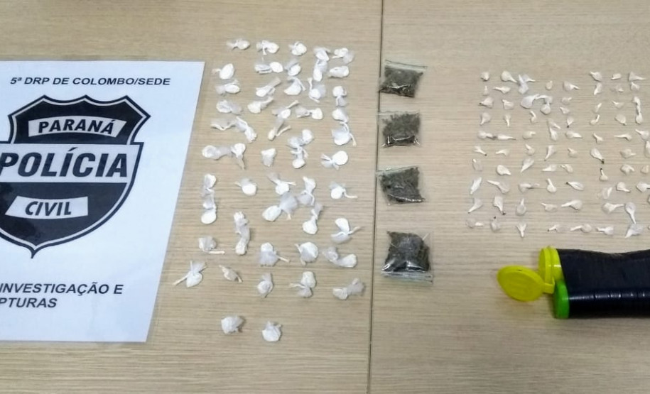 PCPR prende suspeito de tráfico de drogas em Colombo