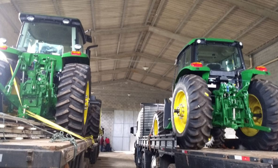 PCPR recupera carga de tratores avaliada em R$1 milhão e prende suspeitos de receptação