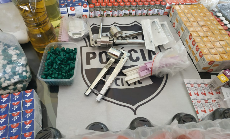 PCPR desmantela laboratório de anabolizantes e prende criador de conteúdo da web em Londrina