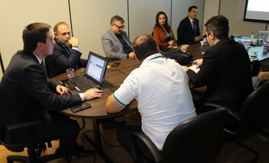 Reunião da diretoria geral da PCPR.