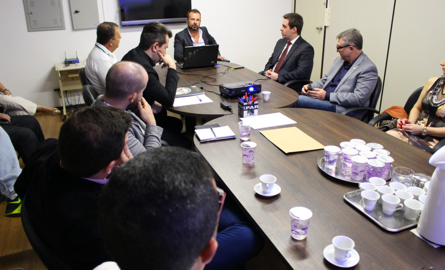 Reunião da diretoria geral da PCPR.