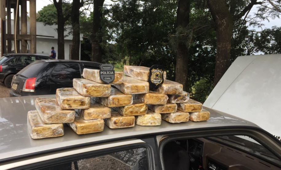 PCPR apreende 20 quilos de crack em Francisco Beltrão