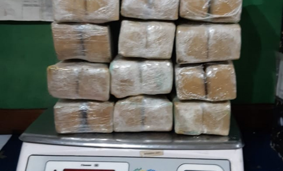 PCPR apreende 16 quilos de crack em Laranjeiras do Sul