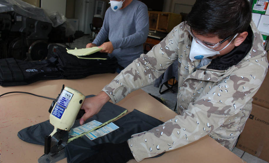 PCPR destrói cerca de 700 coletes balísticos vencidos