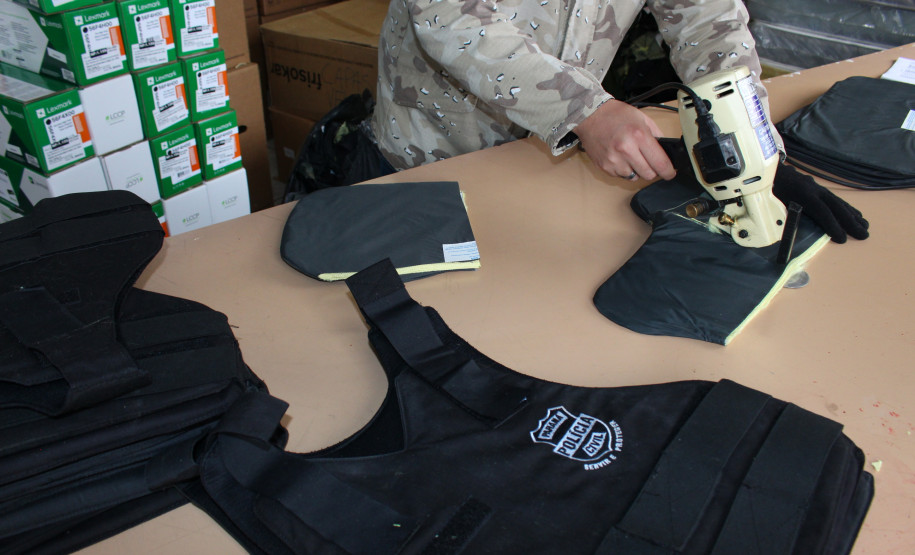 PCPR destrói cerca de 700 coletes balísticos vencidos