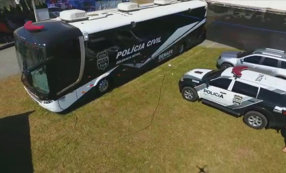 PCPR leva Delegacia Móvel e drone para ações na Expoingá PCPR leva Delegacia Móvel e drone para ações na Expoingá