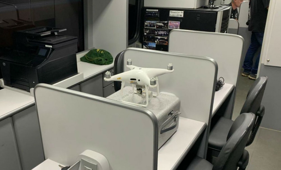 PCPR leva Delegacia Móvel e drone para ações na Expoingá PCPR leva Delegacia Móvel e drone para ações na Expoingá
