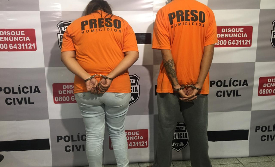 PCPR prende homem e mulher suspeitos de homicídio em Curitiba PCPR prende homem e mulher suspeitos de homicídio em Curitiba