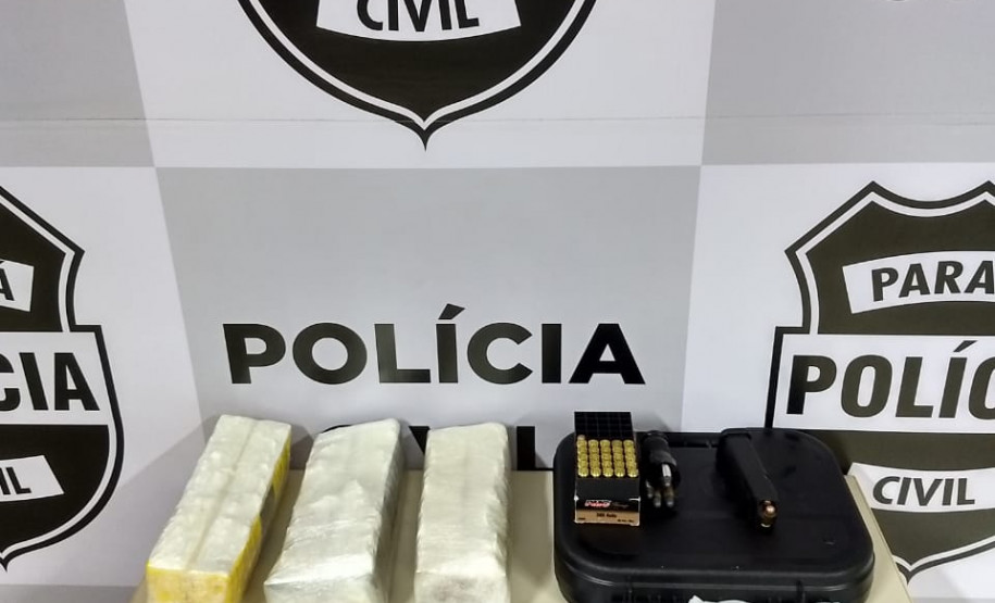 PCPR prende suspeito de tráfico e apreende drogas e munições em Toledo --