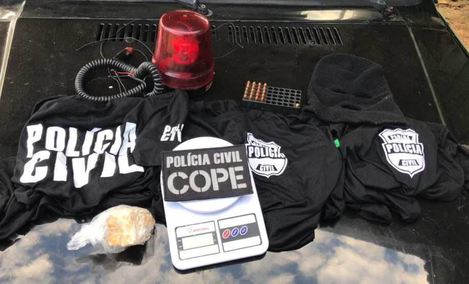 PCPR desmantela associação criminosa que se passavam por policiais civis PCPR desmantela associação criminosa que se passavam por policiais civis
