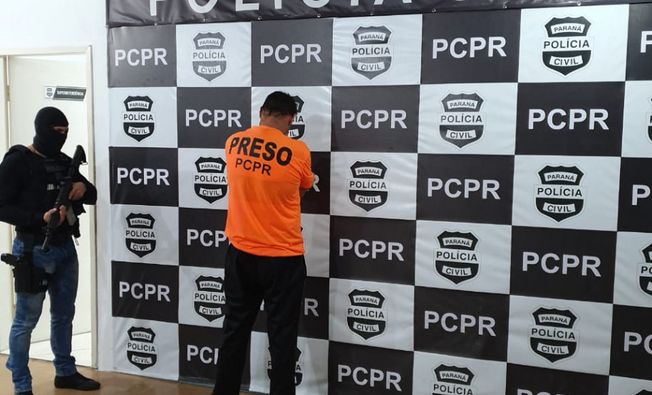 PCPR prende suspeito de assassinato em Araucária PCPR prende suspeito de assassinato em Araucária