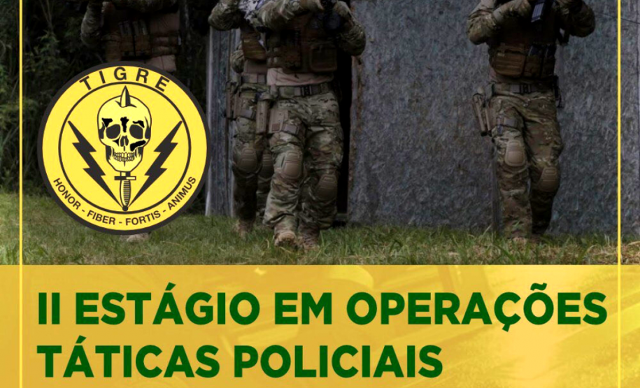 Estágio em Operações Táticas Policiais Estágio em Operações Táticas Policiais