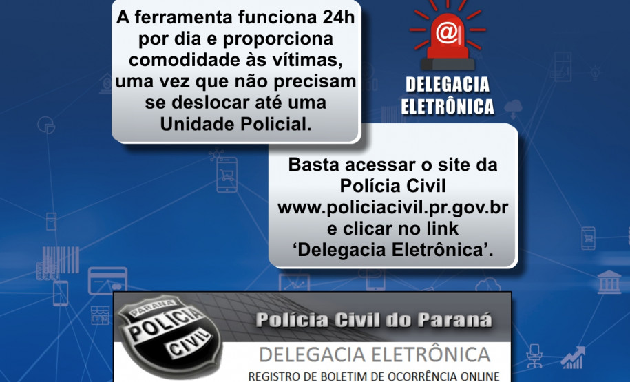 PCPR oferece serviço de registro de boletins de ocorrência na internet