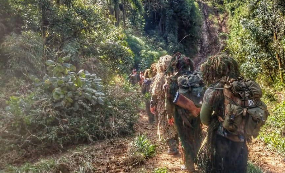 PCPR participa de curso do Estágio de Caçador comandado pelo Exército Brasileiro