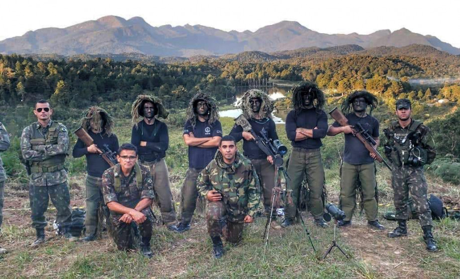 PCPR participa de curso do Estágio de Caçador comandado pelo Exército Brasileiro