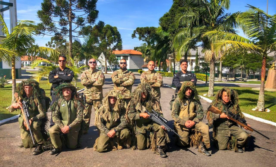 PCPR participa de curso do Estágio de Caçador comandado pelo Exército Brasileiro