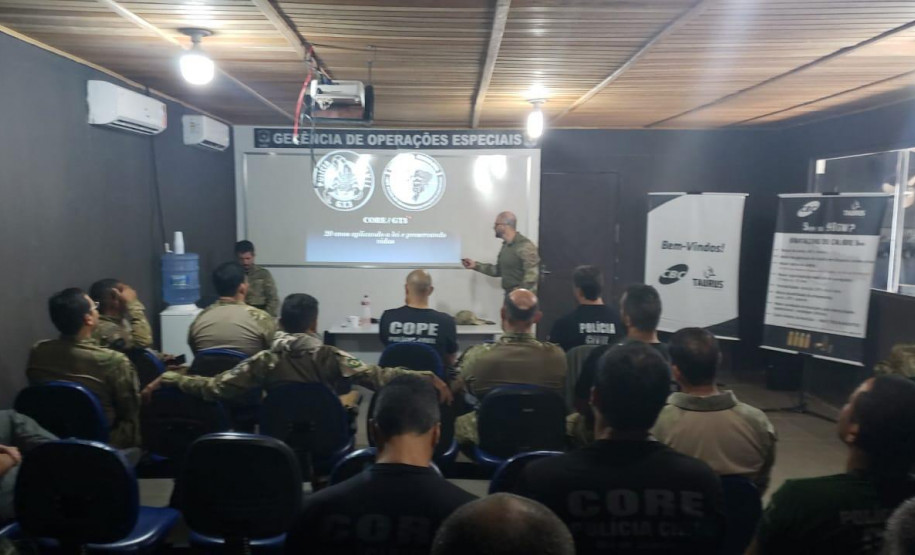Representantes da PCPR discutem técnicas de operações especiais em encontro nacional Representantes da PCPR discutem técnicas de operações especiais em encontro nacional.