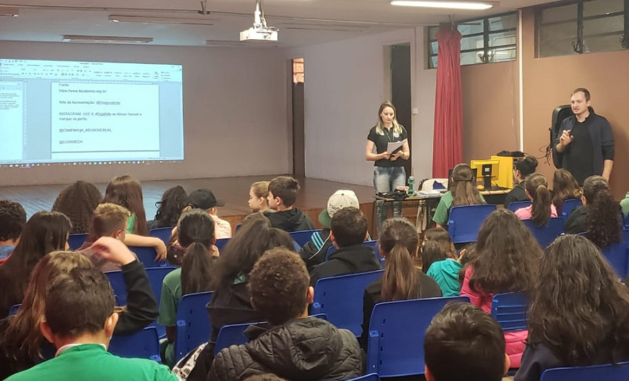 PCPR ministra palestra para crianças e adolescentes sobre abuso sexual