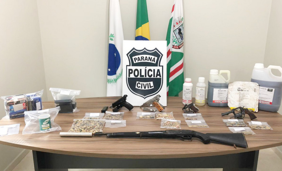 PCPR prende suspeito de furto e apreende armas em Coronel Vivida
