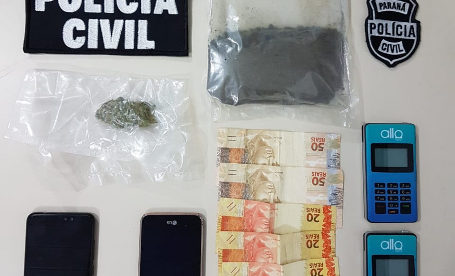 PCPR apreende droga inédita e prende dois homens em Cianorte