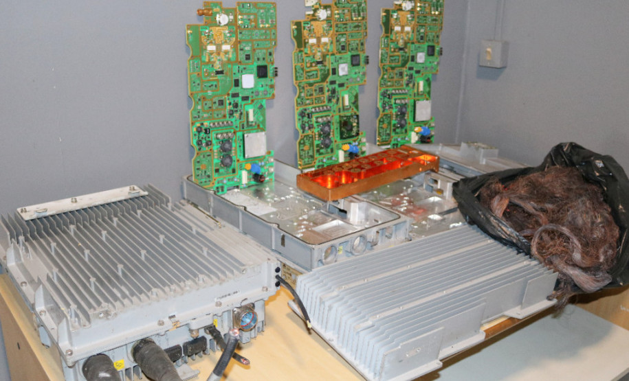 PCPR recupera equipamentos furtados de operadora de telefonia e prende suspeito de receptação