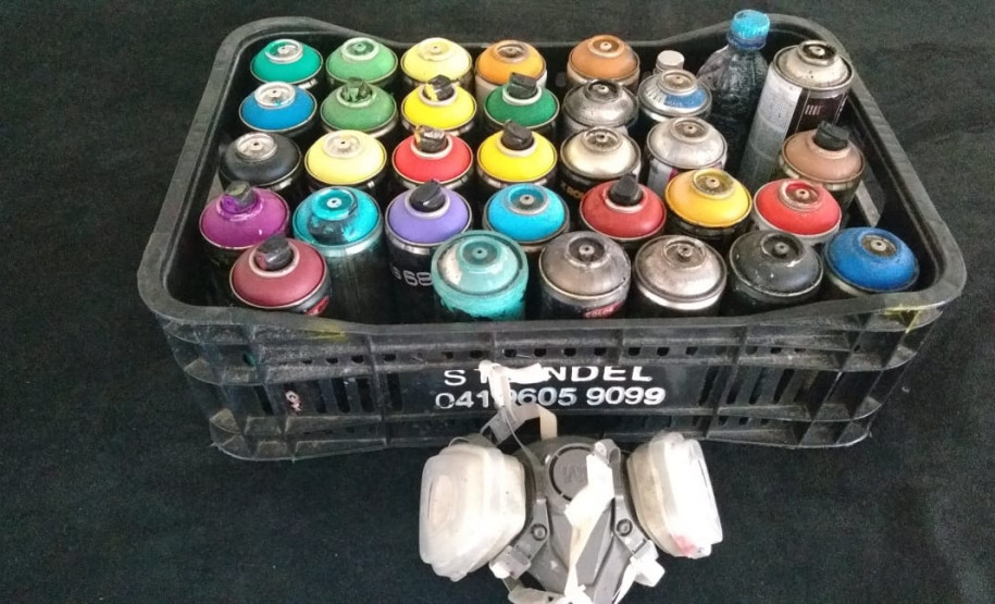 PCPR prende suspeitos de pichação no Bondinho.