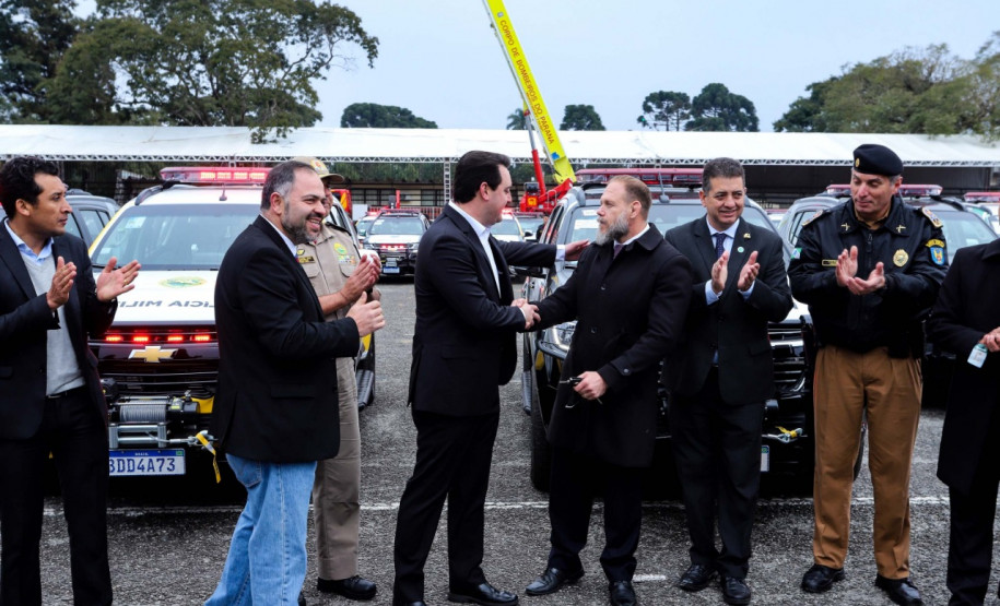 PCPR recebe 30 novas viaturas do Governo do Estado