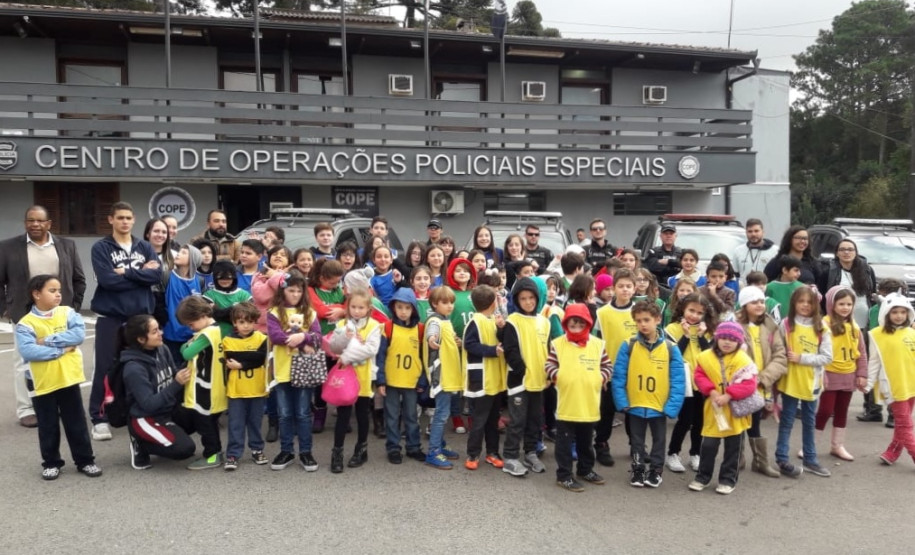 PCPR recebe visita de crianças do SESC PCPR recebe visita de crianças do SESC