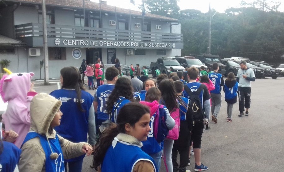 PCPR recebe visita de crianças do SESC PCPR recebe visita de crianças do SESC