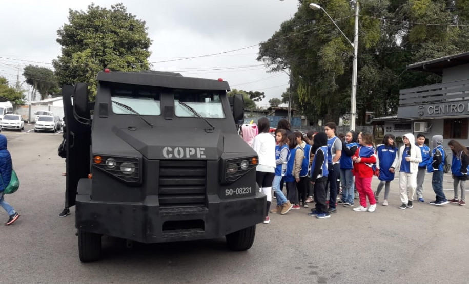 PCPR recebe visita de crianças do SESC PCPR recebe visita de crianças do SESC