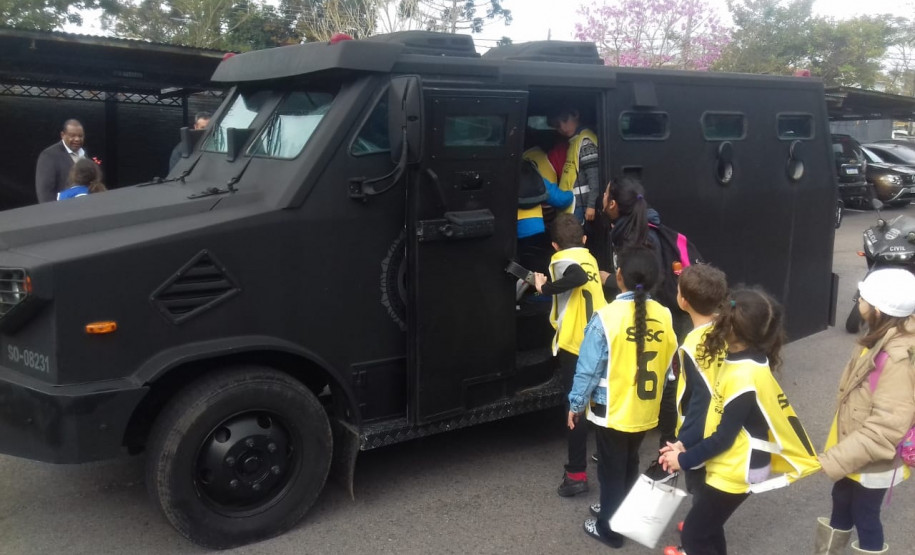 PCPR recebe visita de crianças do SESC PCPR recebe visita de crianças do SESC