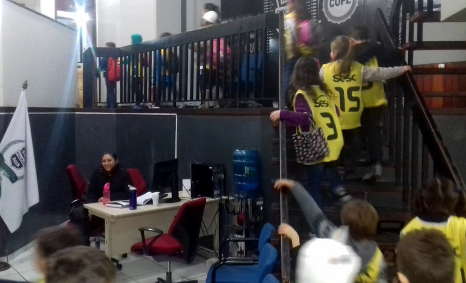 PCPR recebe visita de crianças do SESC PCPR recebe visita de crianças do SESC