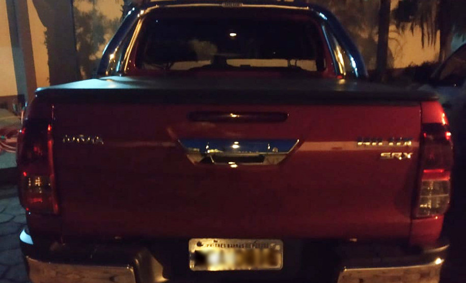 PCPR recupera caminhonete roubada em Foz do Iguaçu