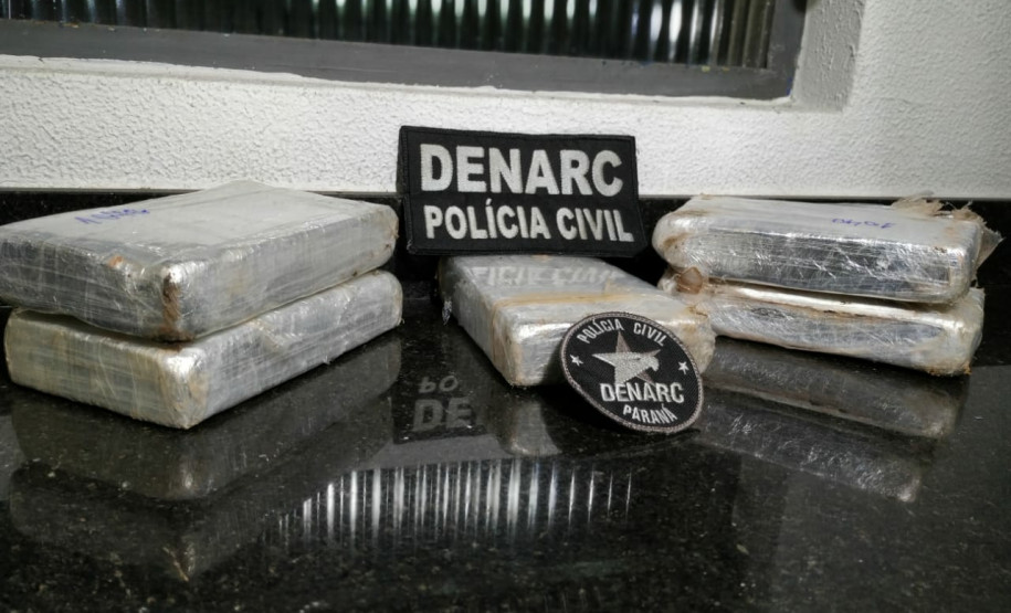 PCPR apreende cinco quilos de cocaína no Norte do Estado