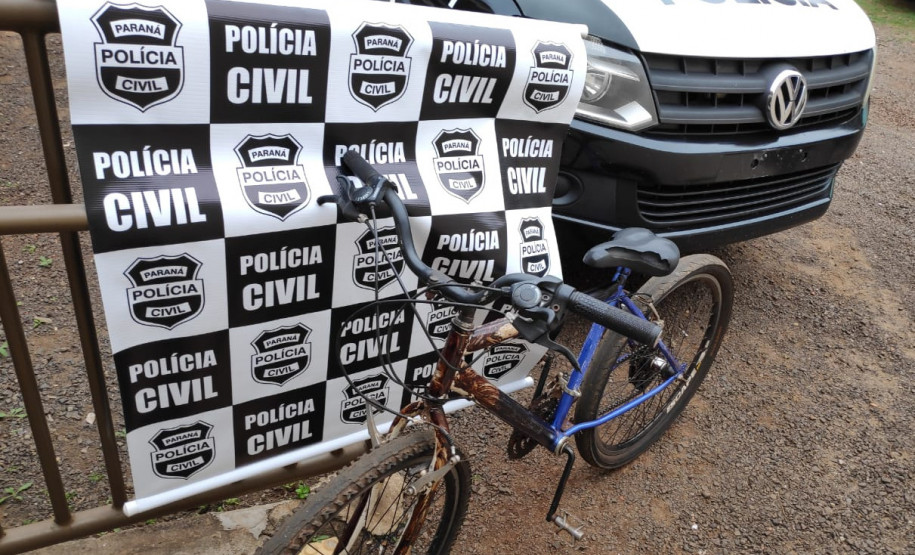 PCPR recupera bicicleta furtada em Santa Terezinha do Itaipu
