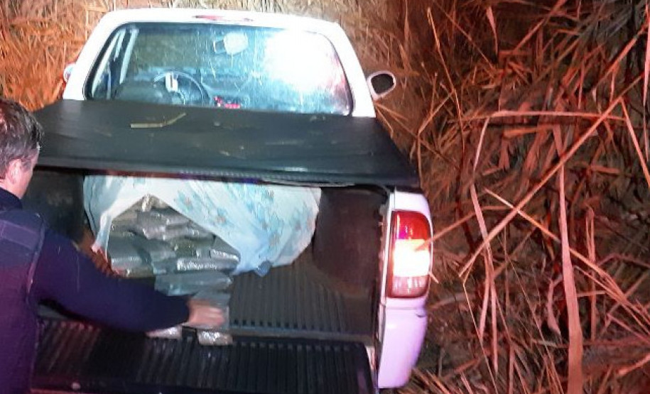 PCPR apreende 90 quilos de maconha em Santa Terezinha de Itaipu