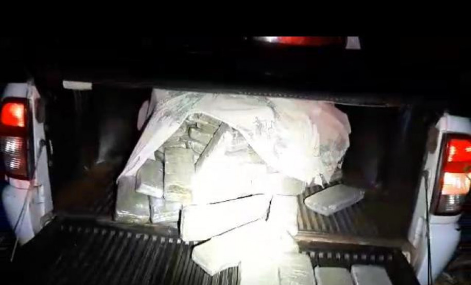 PCPR apreende 90 quilos de maconha em Santa Terezinha de Itaipu