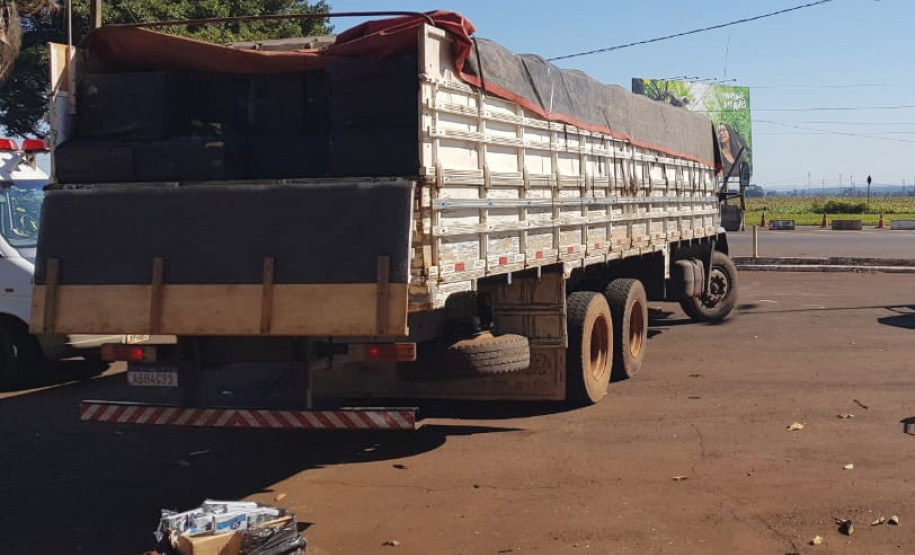 PCPR apreende cigarros paraguaios durante ação conjunta em Santa Terezinha do Itaipu