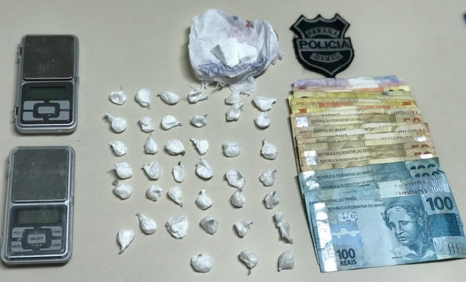 PCPR prende casal por tráfico de drogas em Curitiba