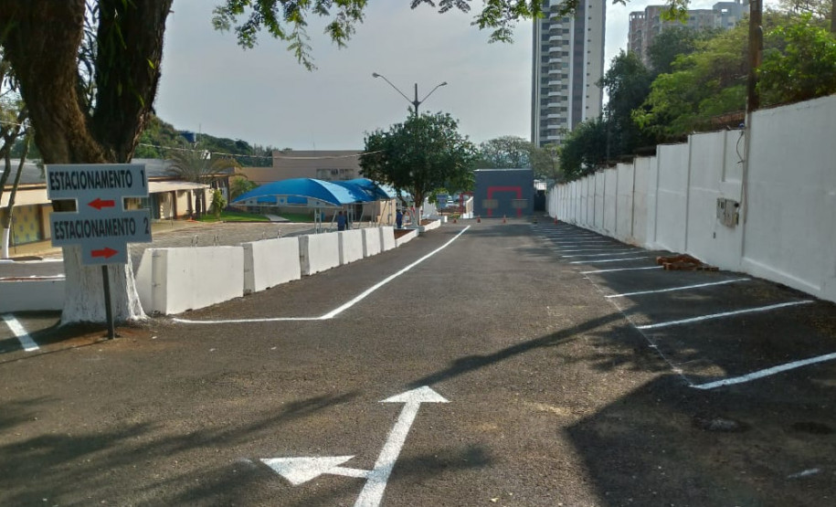 PCPR reestrutura estacionamento de unidade em Foz do Iguaçu