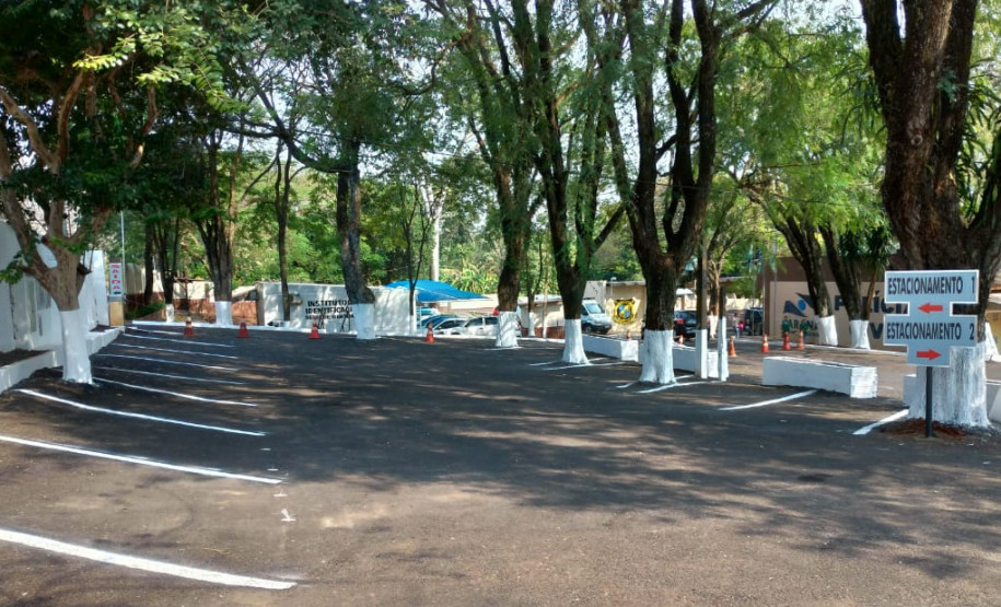 PCPR reestrutura estacionamento de unidade em Foz do Iguaçu