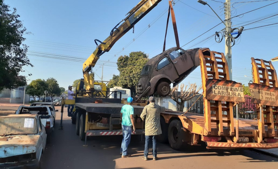 PCPR inicia retirada de veículos em pátios de delegacias.