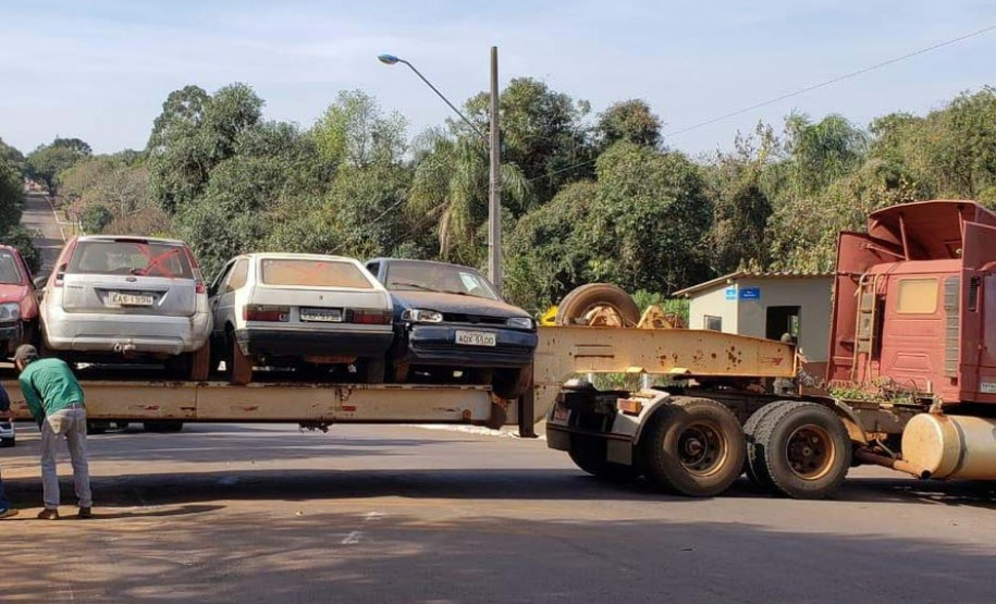 PCPR inicia retirada de veículos em pátios de delegacias.