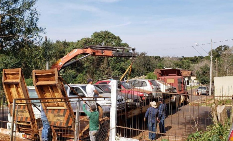 PCPR inicia retirada de veículos em pátios de delegacias.