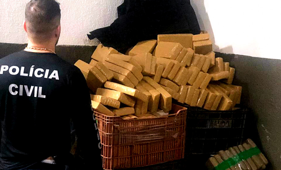 PCPR apreende cerca de 7,7 toneladas de maconha em quatro dias